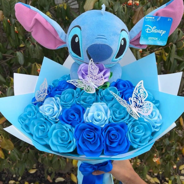Theme Handmande Eternal Rose Bouquet | 25 Roses – Berry Sweet