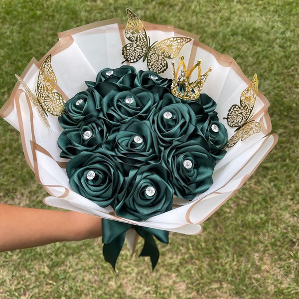 Handmade Eternal Rose Bouquet | 12 Roses – Berry Sweet Creations