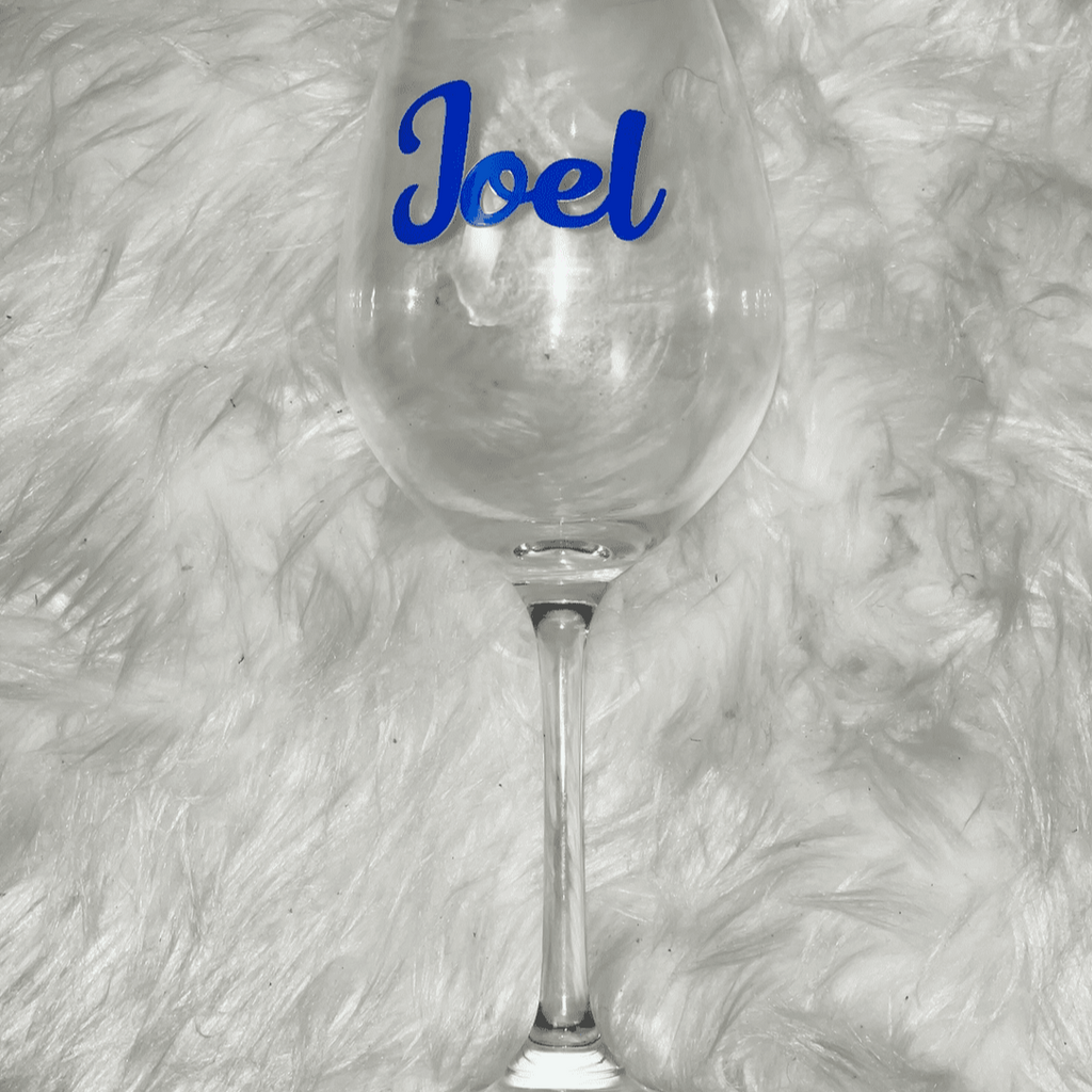 Customized Name Wine Glasses